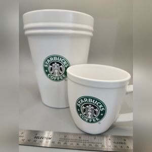 Starbucks Large Mermaid Coffee Canister with‎ Matching Mug